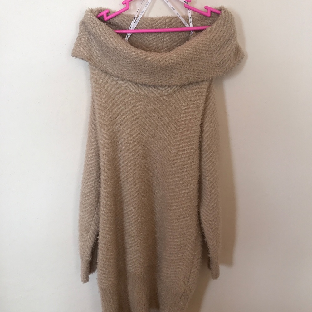 Oversized Off the Shoulder Sweater